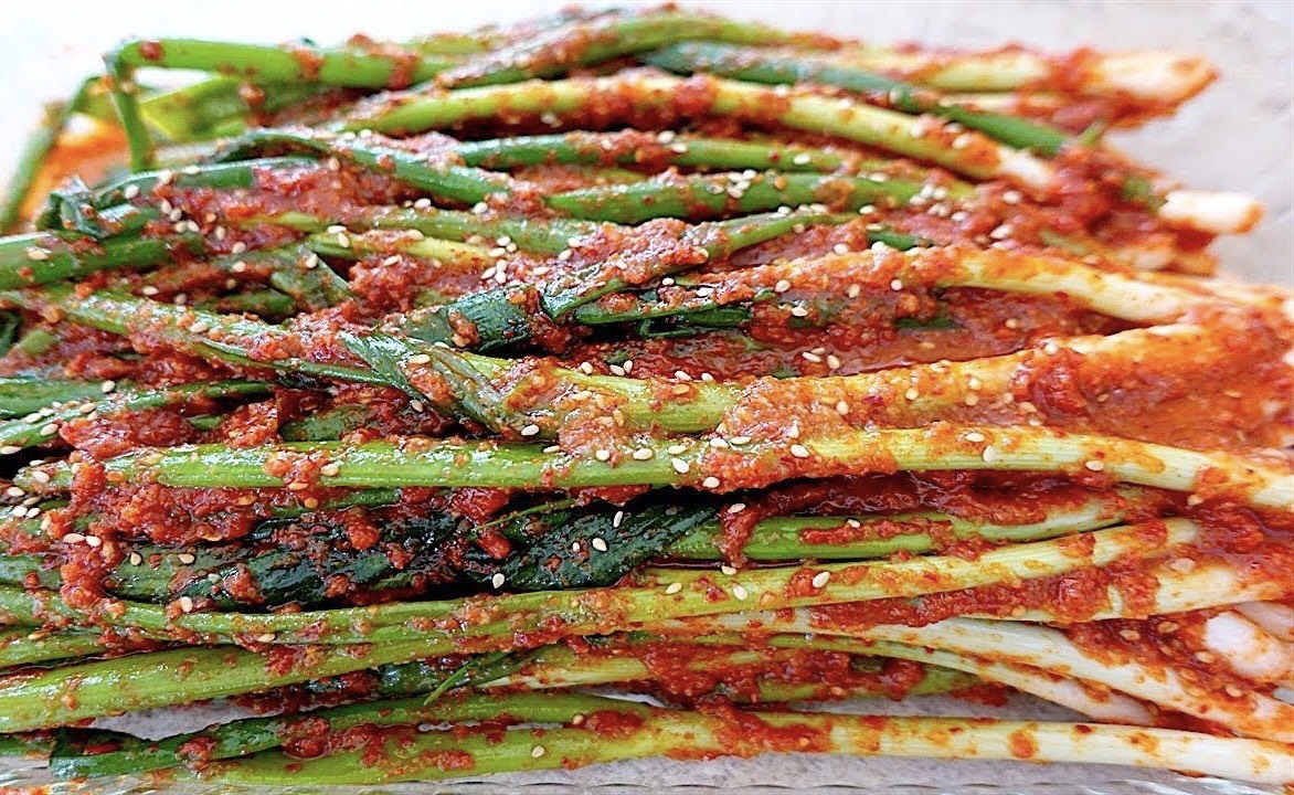 KIM CHI HÀNH LÁ HÀN QUỐC 1KG