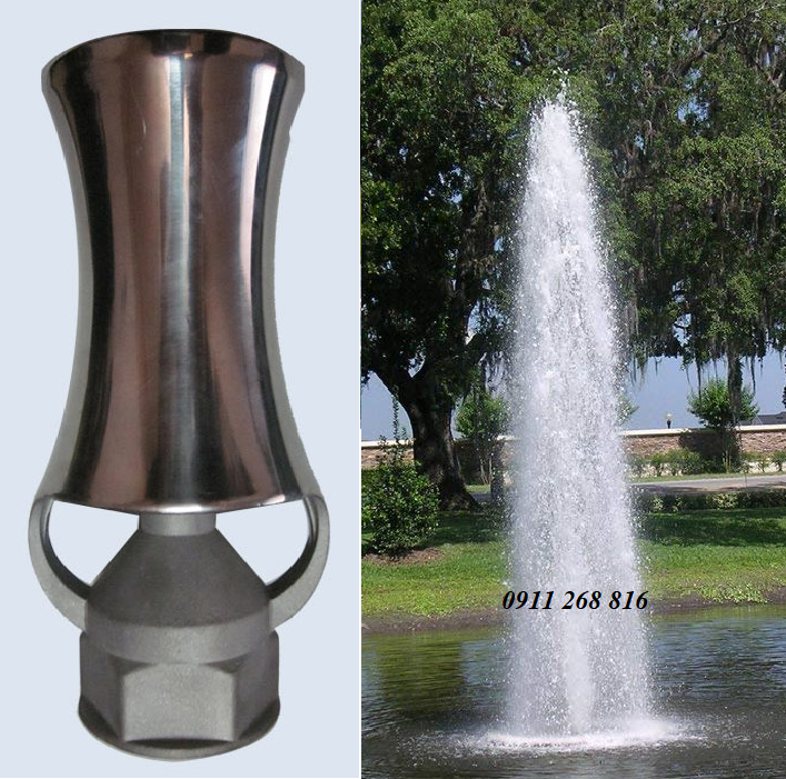Đầu Phun Nước Hình Cây Thông Phi INOX 21mm