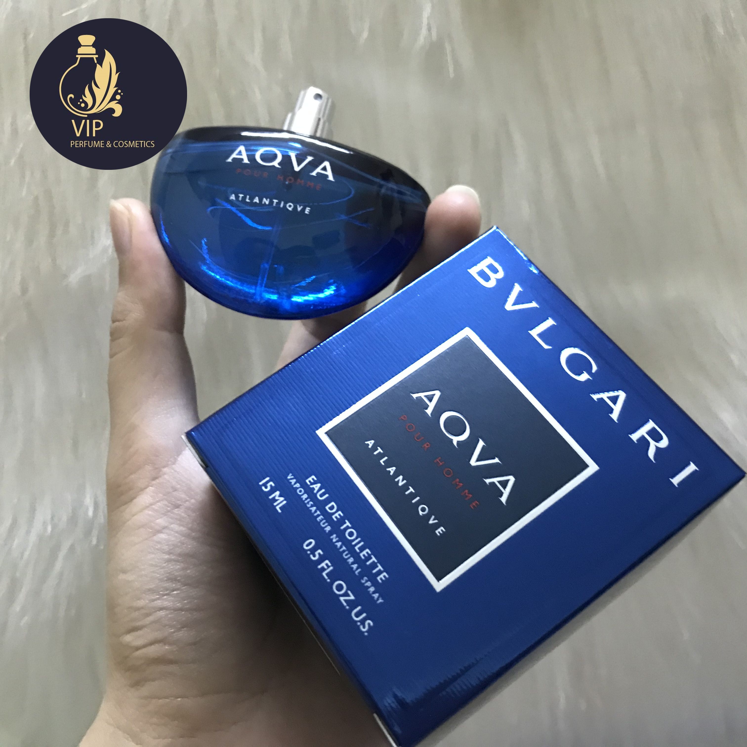 [ mini ] Nước hoa nam Bvlgari AQVA Pour Homme Atlantiqve EDT 15ml