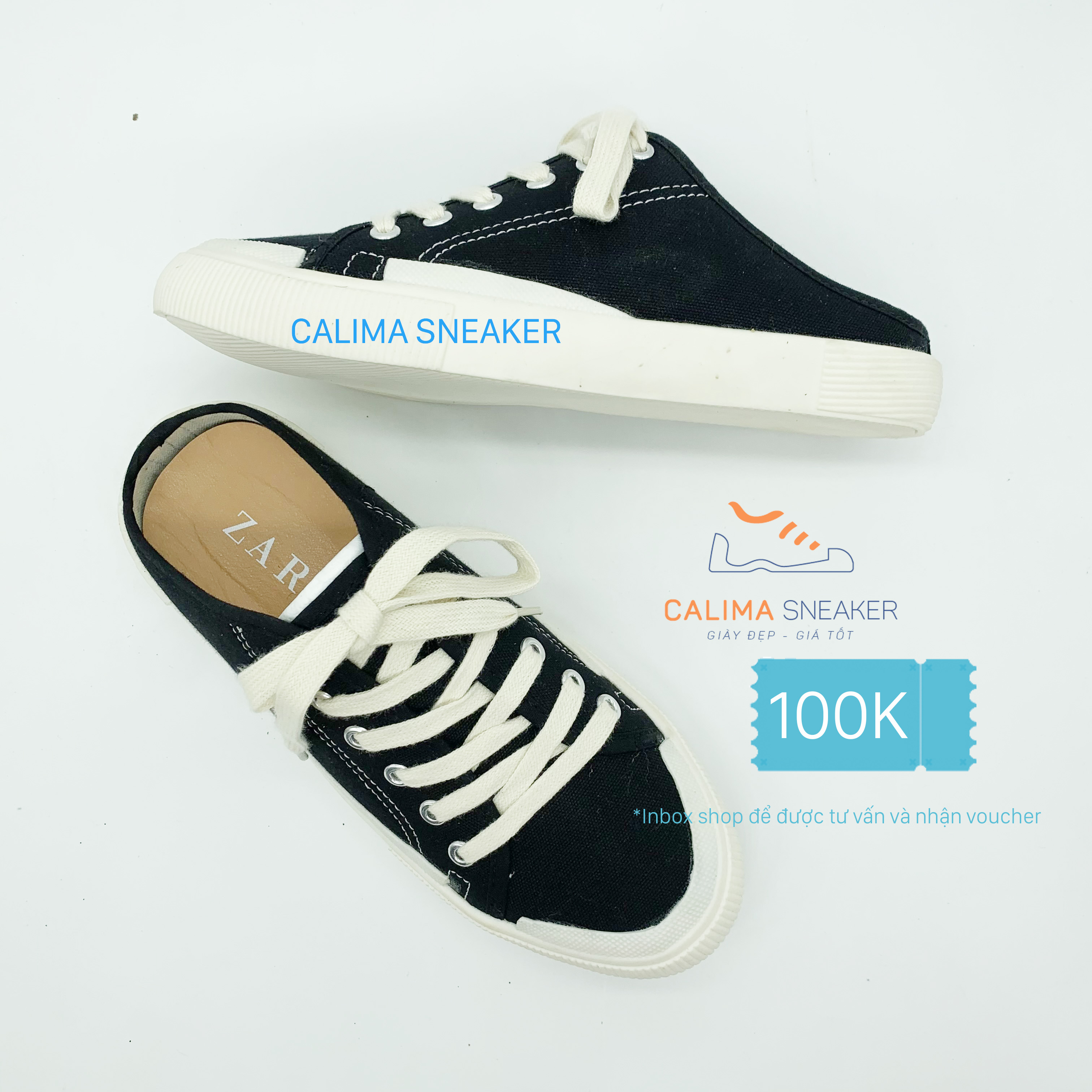 Giày sục, giày đạp gót zara 36-43