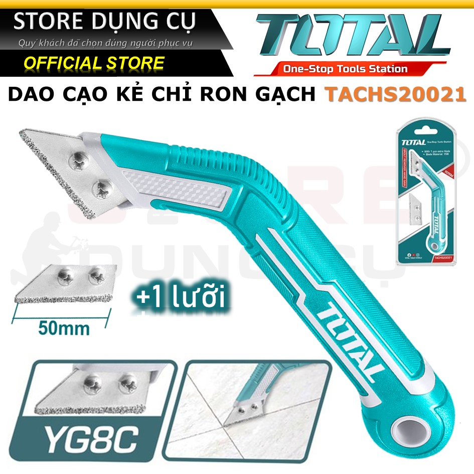 Dao cạo kẻ chỉ ron gạch men Total TACHS20021 Sủi cầm tay cạo ron gạch