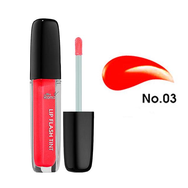 Son kem siêu lì aroma lip flash tint hàn quốc no.3 màu đỏ