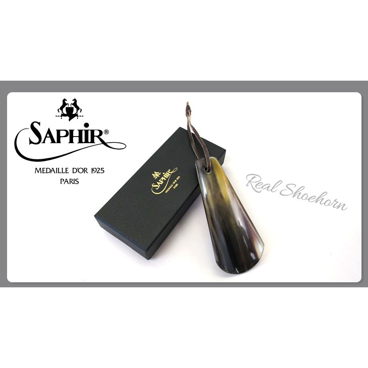 Đón gót Saphir bằng sừng bò tót 12cm
