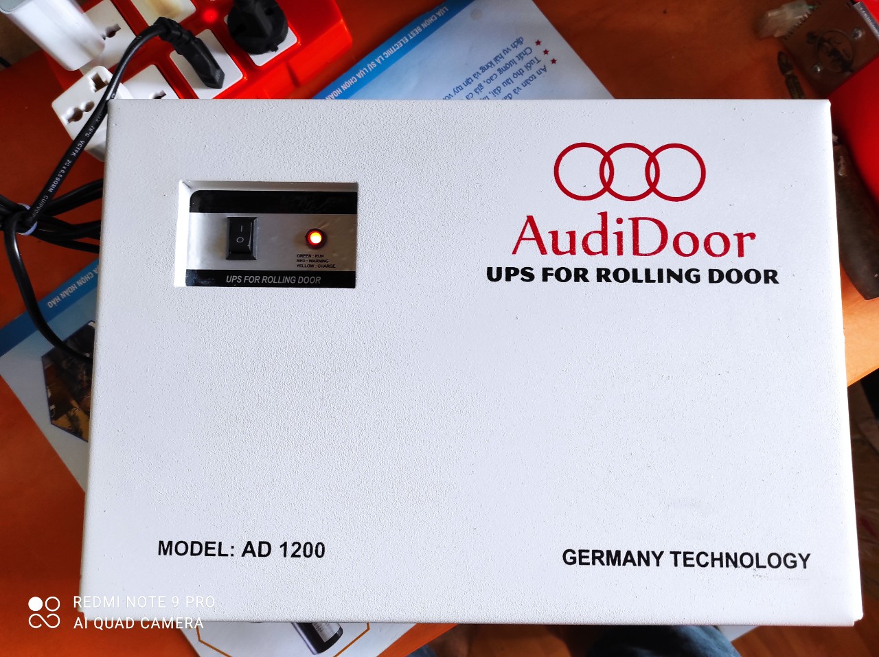 Lưu điện Audi dùng cho cửa cuốn dòng Motor AC 220V tải 300-500 kg công suất 900W-1200w(Motor 500-800kg)