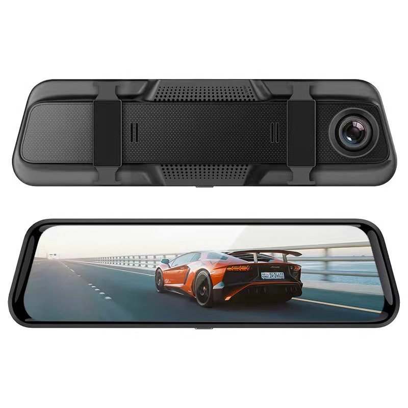 Camera hành trình bảng điều khiển 10 inch 2 camera trước và sau 2 trong 1 máy quay hành trình ô tô có kèm camera lùi