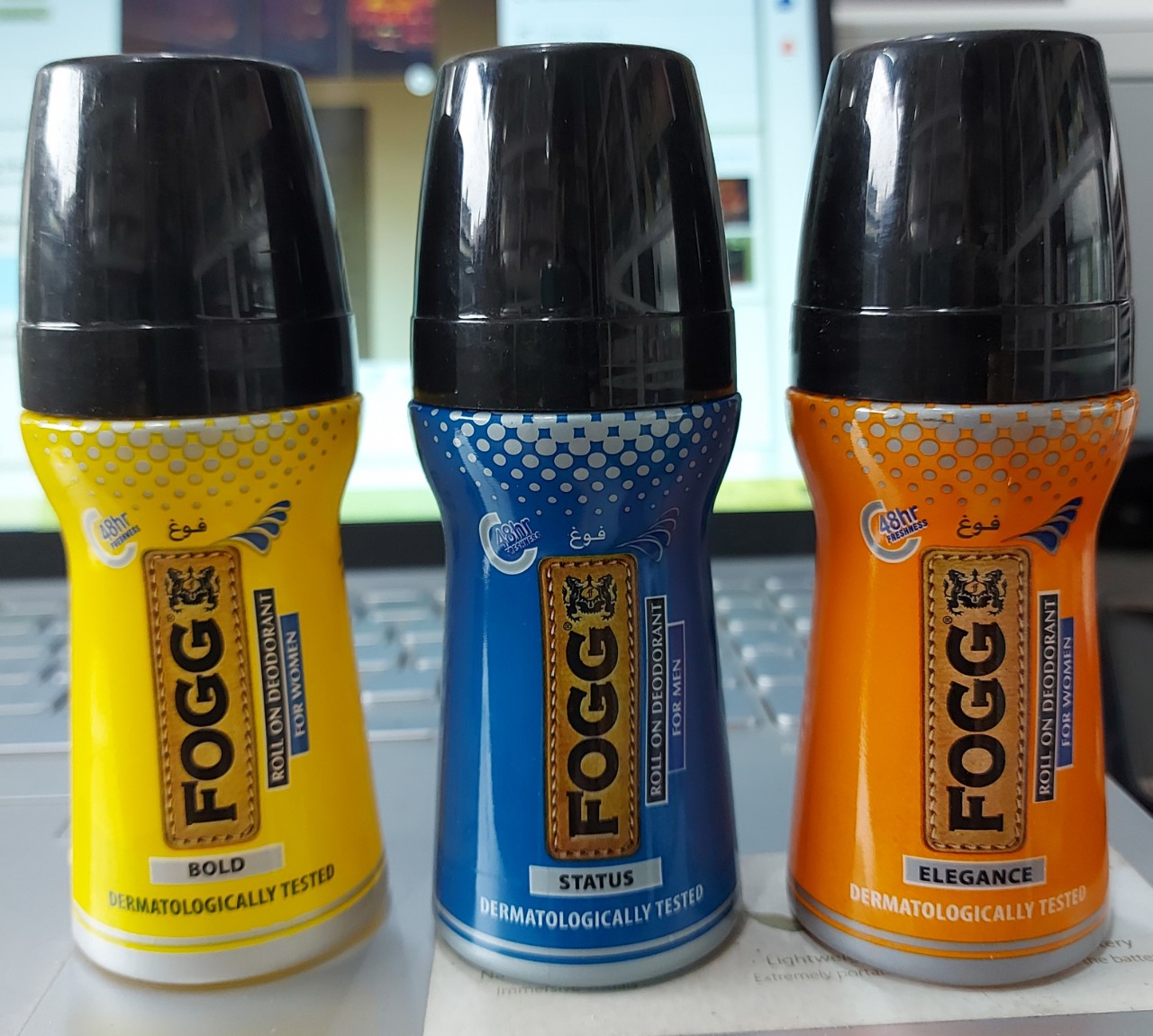 lăn khử mùi nước hoa fogg cho nam nữ chai 50ml