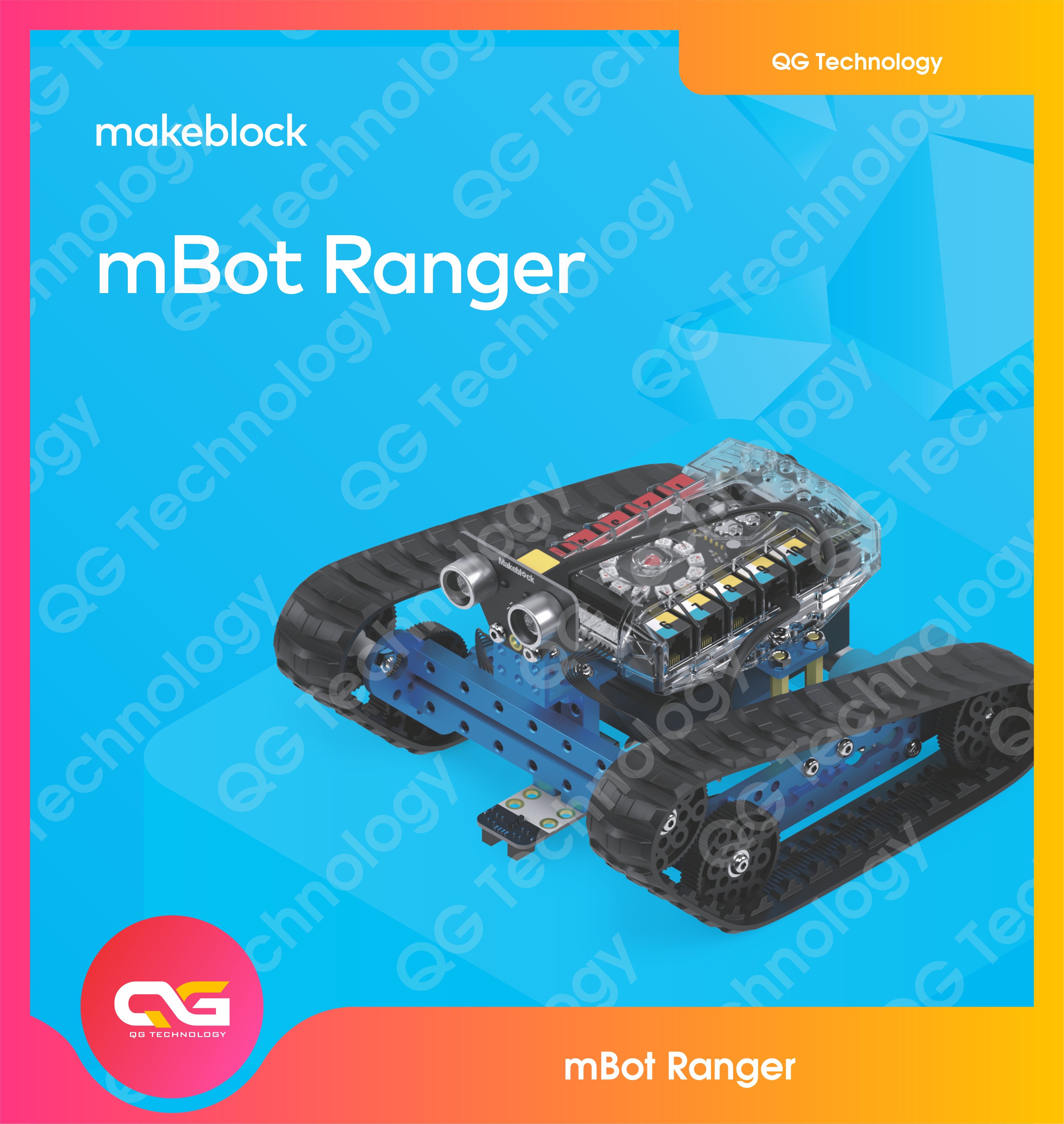 Robot mBot Ranger Robot Kit- Robot lập trình siêu Việt cho trẻ 7 tuổi trở lên