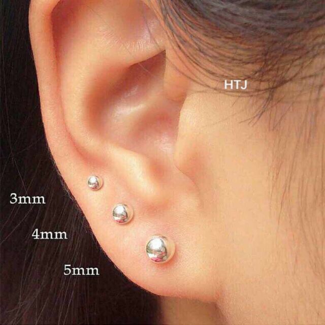 Bông tại nụ tròn bạc ta nguyên chất