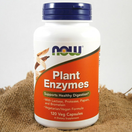 Bill Mỹ - NOW Supplements Plant Enzymes with Lactase Protease Papain and Bromelain