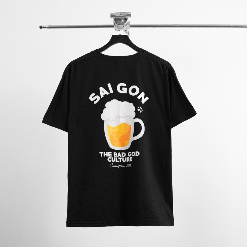 Luckáo thun tay lỡ the bad god saigon tee