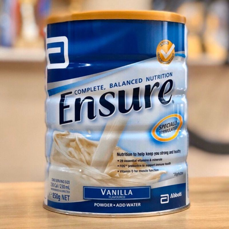 Sữa bột ensure úc 850g
