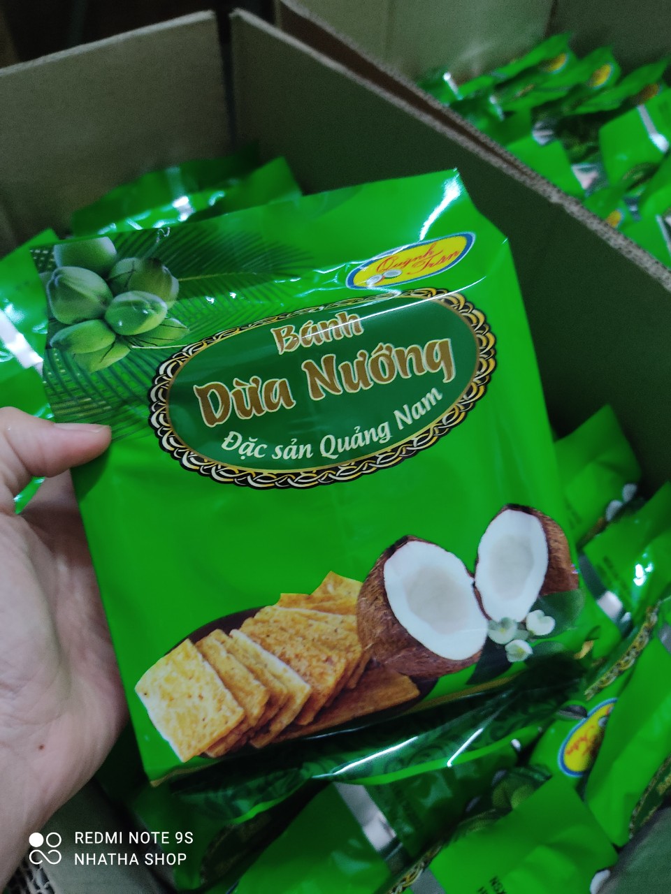 5 gói bánh dừa nướng Quỳnh Trân - Đặc sản Quảng Nam