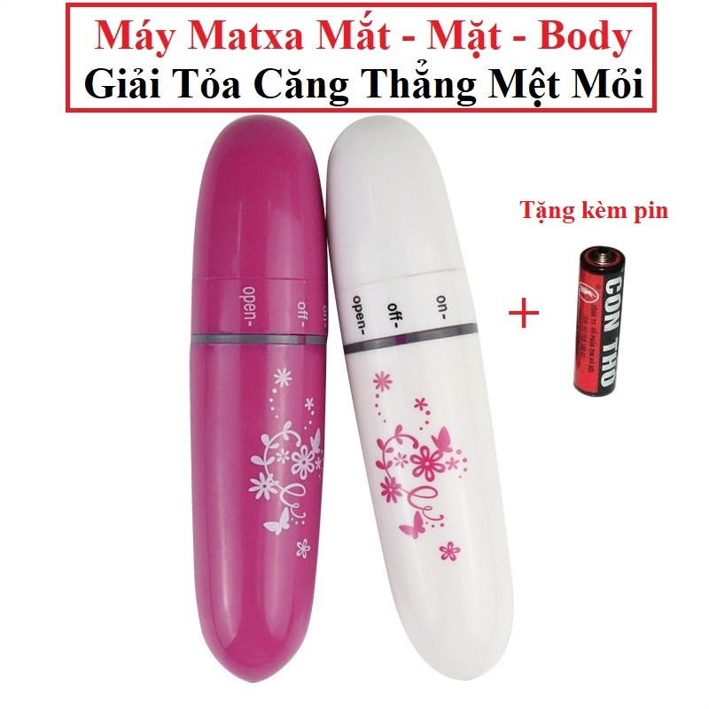 Massage mắt mini cầm tay 208 - Electric Mini Vibrations Pouch Eye Massage Pen