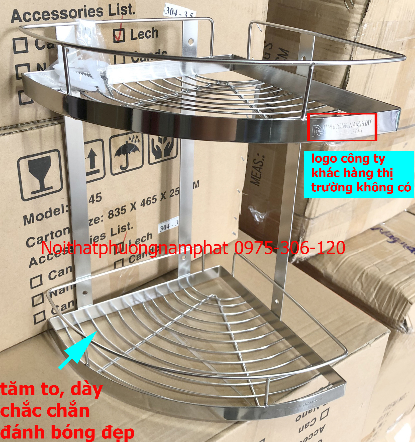  Kệ Góc 2 Tầng Đựng Sữa Tắm Dầu Gội Trong Nhà Tắm KG2 KỆ GÓC LƯỚI 2 TẦNG chuẩn 100% inox 304 hàng đặt xưởng tăm to dày đặc cầm nặng tay kệ nhà tắm 