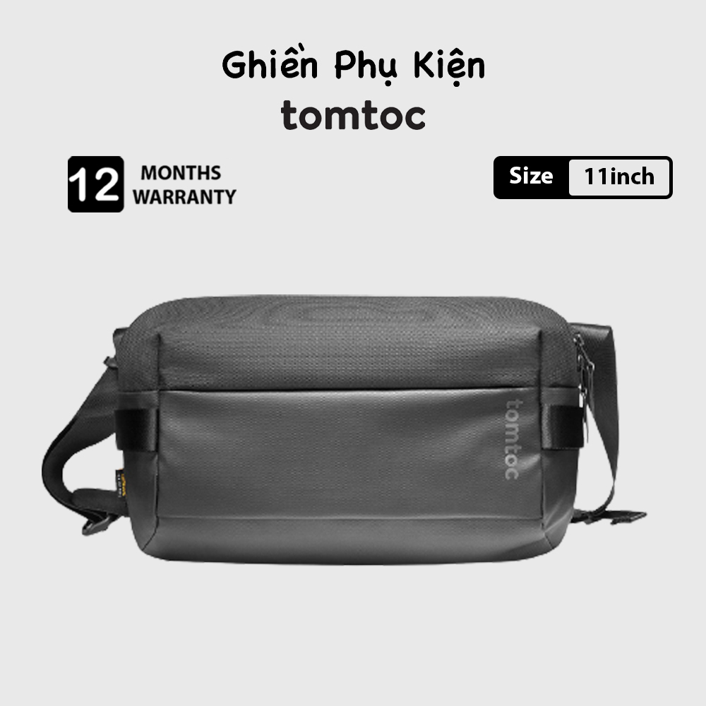 Túi đeo chéo tomtoc usa urban codura sling bag travel & work dành cho ipad/tablet 11inch - hàng chính hãng