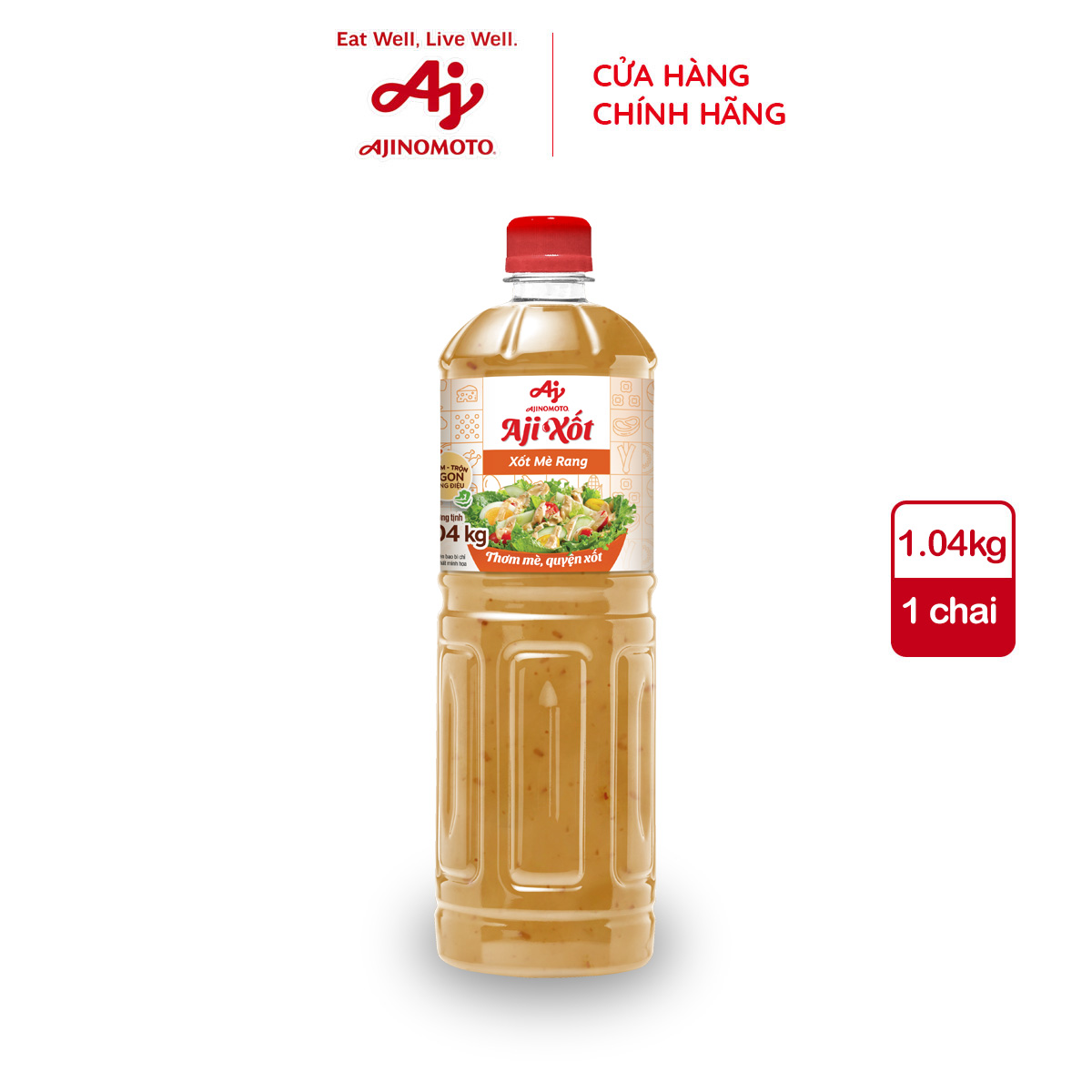 Xốt mè rang aji-xốt 1.04kg/chai
