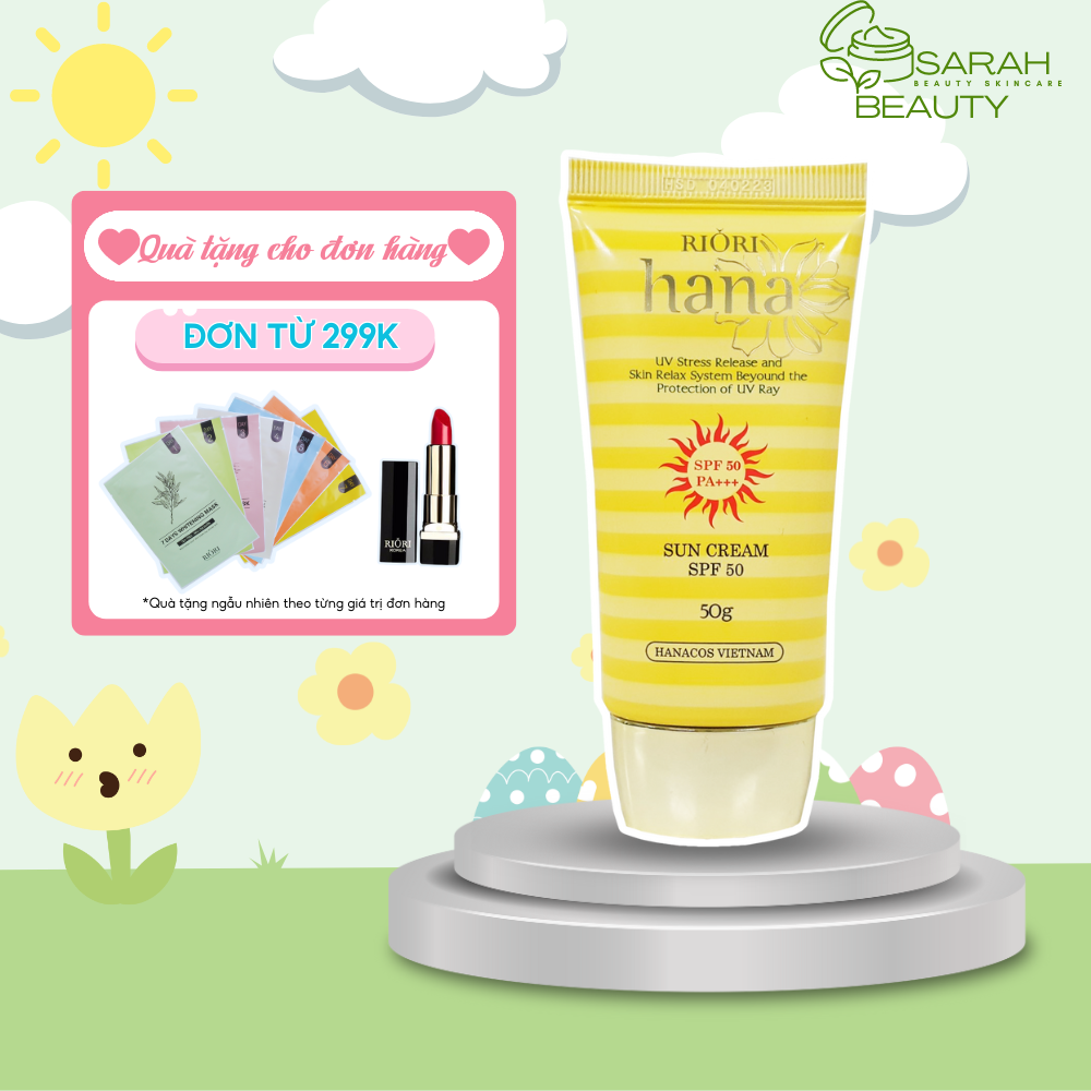 Kem chống nắng riori sun cream spf 50 - 50g