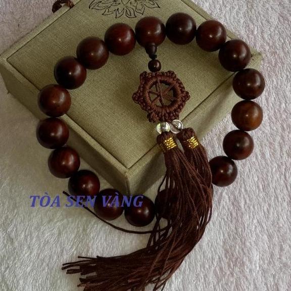 [HCM]CHUỖI HẠT NIỆM PHẬT - GỖ TRẮC 18MM