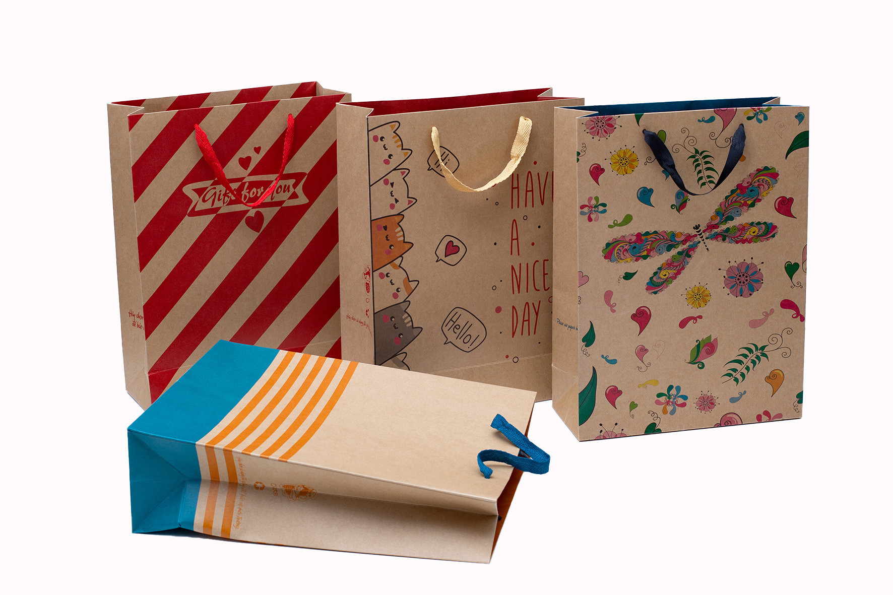 Túi Kraft Đứng sơ mi Phượng Hoàng KN115 - 36 x 27 x 11 cm