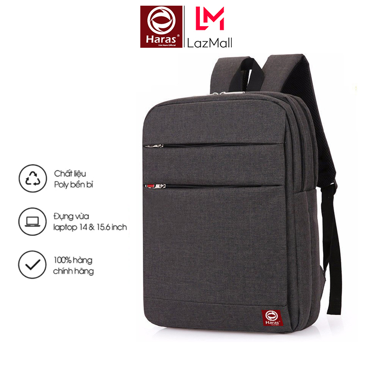 Balo Laptop Cao Cấp, Có Ngăn Đựng LapTop, Đi Học Đi Làm Đi Chơi HARAS - HR099