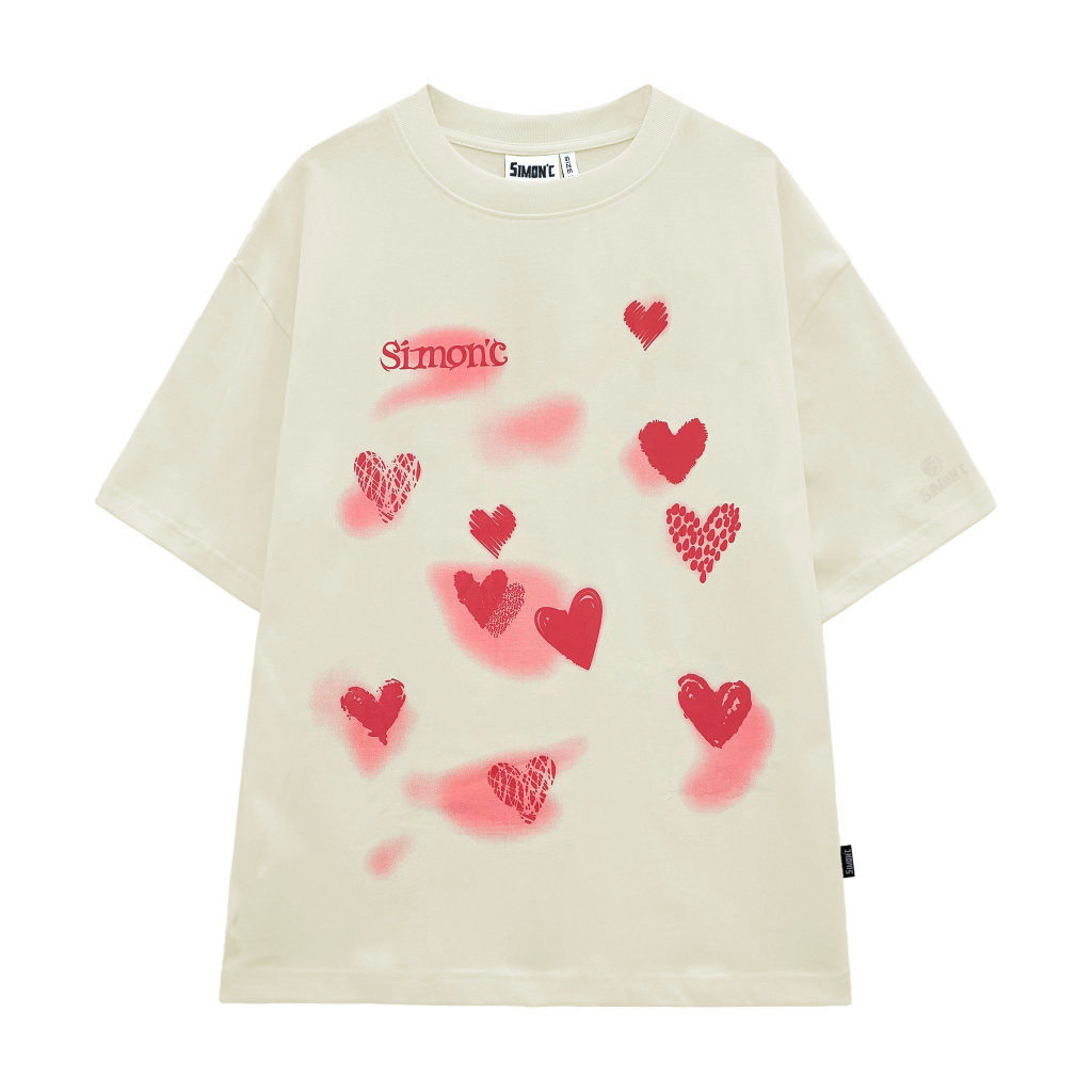 Áo Thun Simon'c Lovely tee - Cotton Nam Nữ Unisex Tay Lỡ Oversize Local Brand