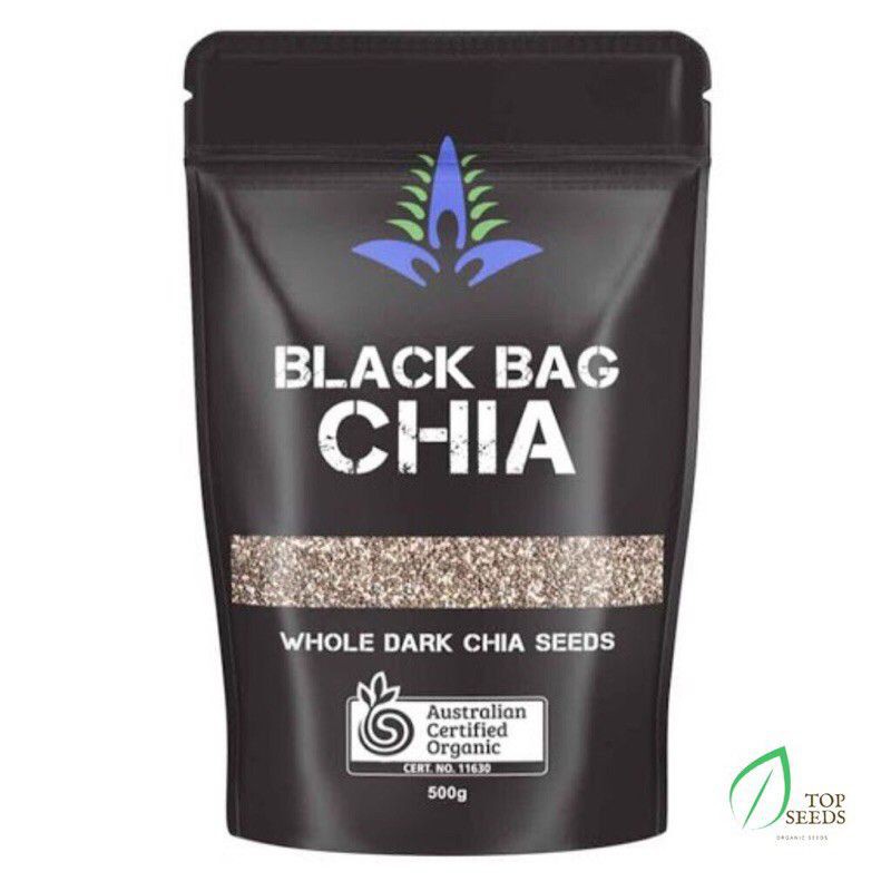 Hạt Chia Úc Black Bag Chia Gói 500G nhập khẩu chính hãng eatclean & healthy