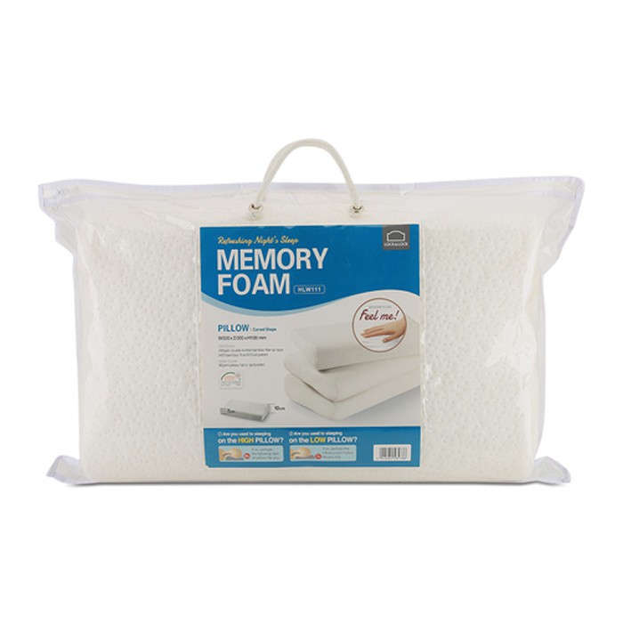 Gối cong memory foam lock&lock hlw111