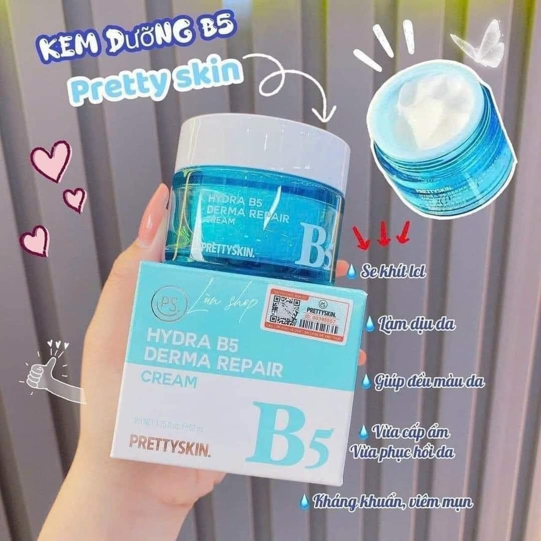 Kem Dưỡng Phục Hồi Trắng Da Pretty Skin Hydra B5