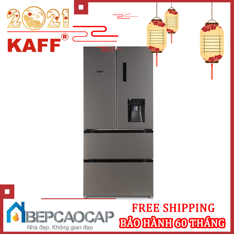 Tủ lạnh kaff kf-bcd523w