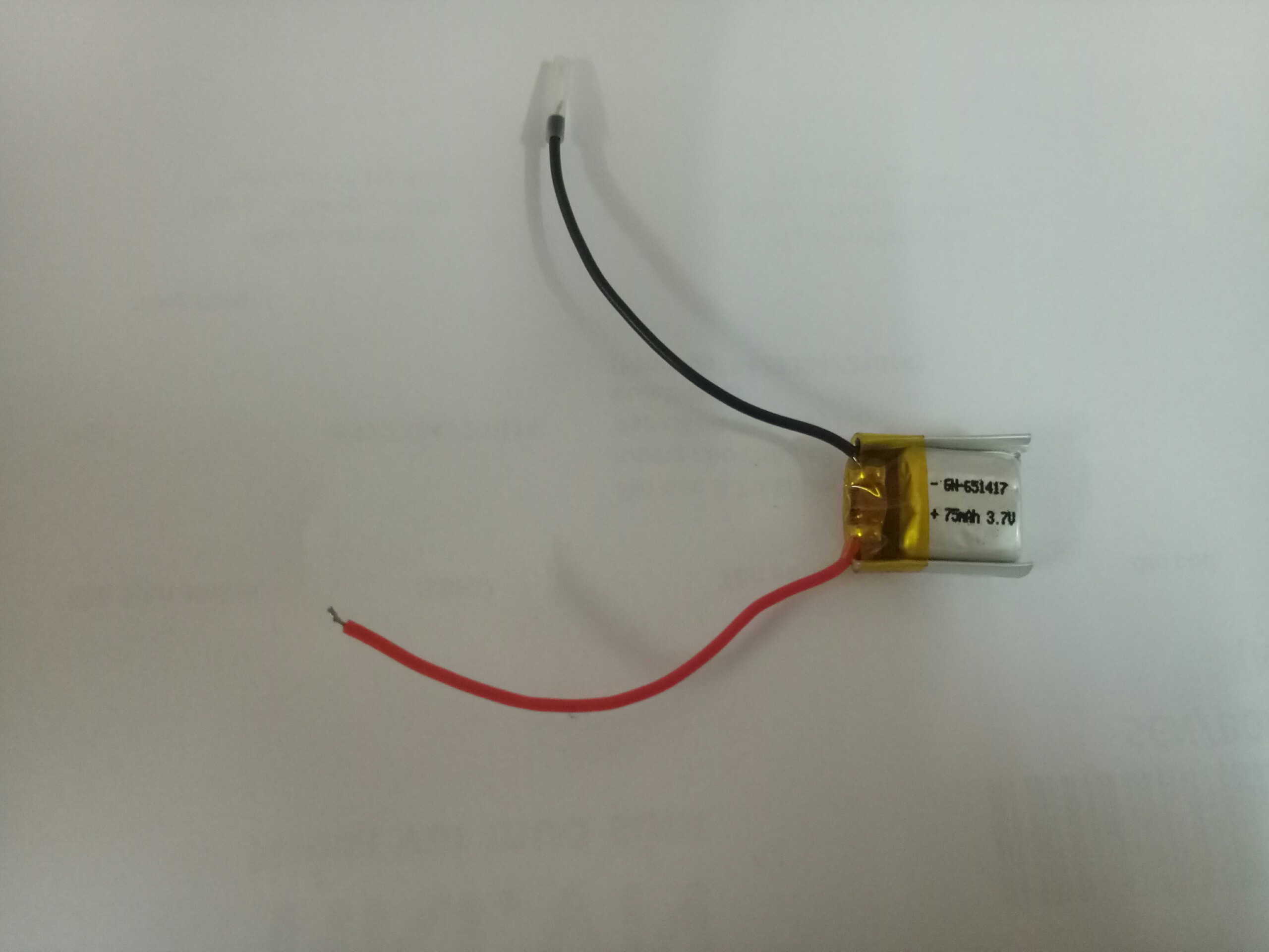 Pin hàn 3.7v 75mah dành cho máy bay trực thăng nhỏ