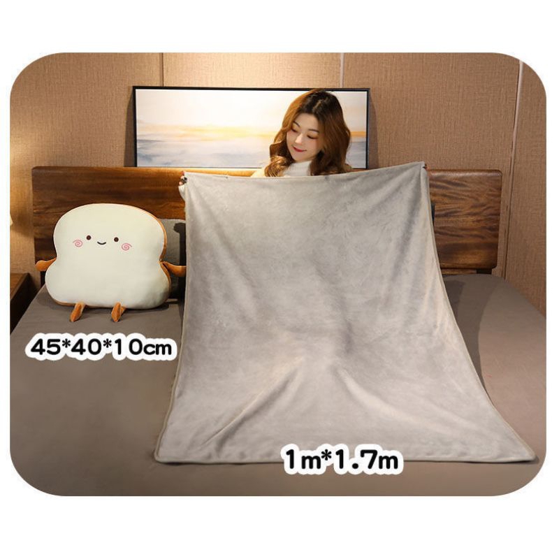 Bộ chăn gối hình con gà 3in1 45x40cm. chăn văn phòng, gối+chăn tiện lợi,so cute.