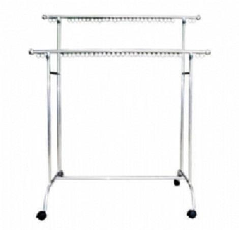 Sào phơi inox đôi có khoen siêu rẻ [sản phẩm của công ty inox Ngọc Tến]