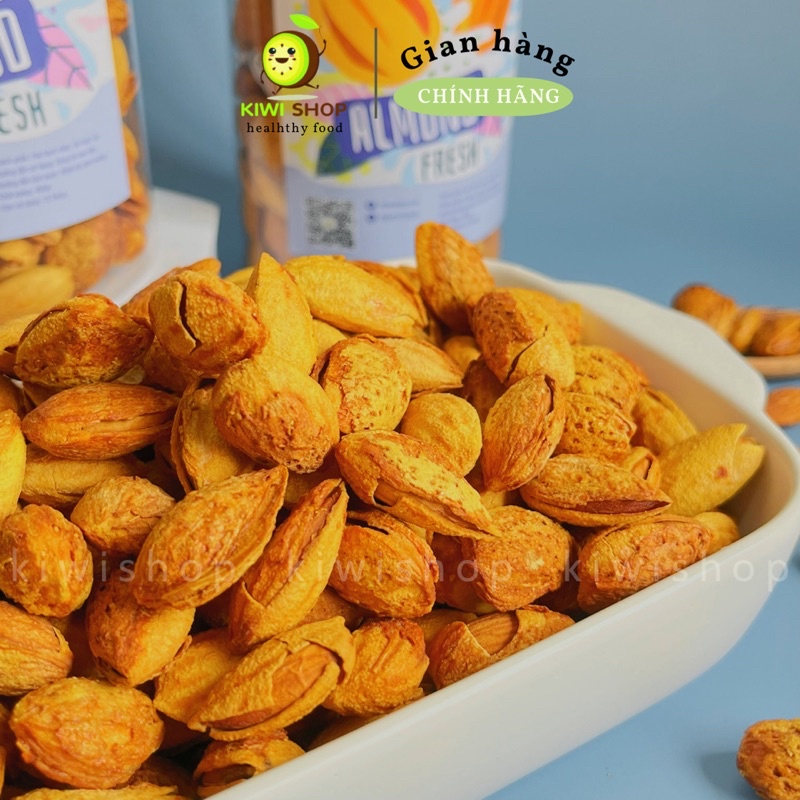 Hạnh nhân rang bơ nhập khẩu mỹ hũ 450gr