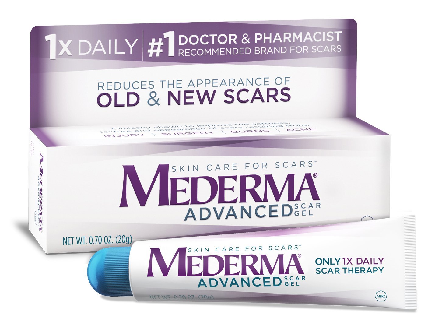 Kem xóa sẹo Mederma advance làm mờ vết sẹo nhanh chóng 20gr