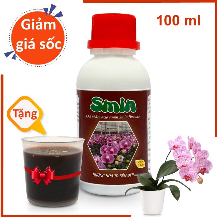 Chế phẩm acid amin Smin Hoa Lan 100ml - Tặng cốc đo