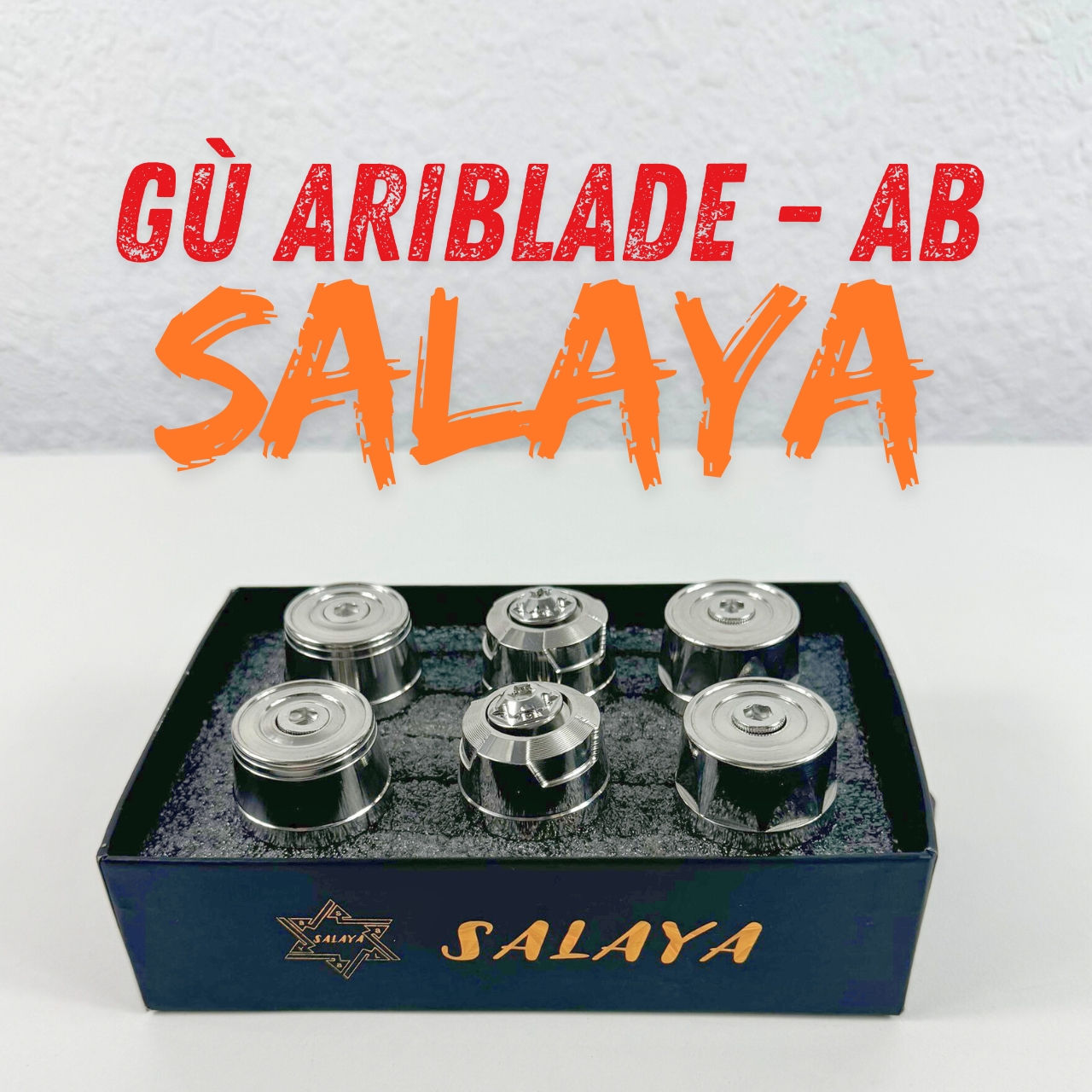 Gù Tay Lái SalayaIinox 304 gắn cho các dòng xe AB 2016-2025 - VARIO 160