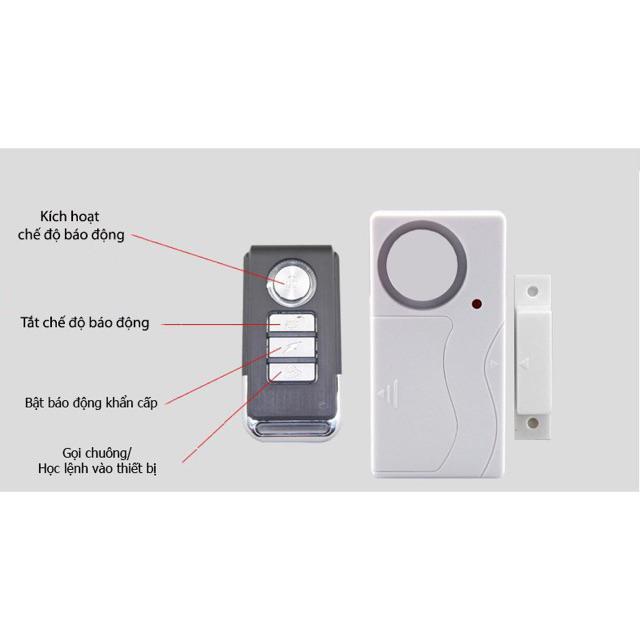 KS-SF03R - Báo trộm - Báo khách thông minh - Báo Động Cửa Mở Cảm Biến Má Từ Có Remote 4 chế độ