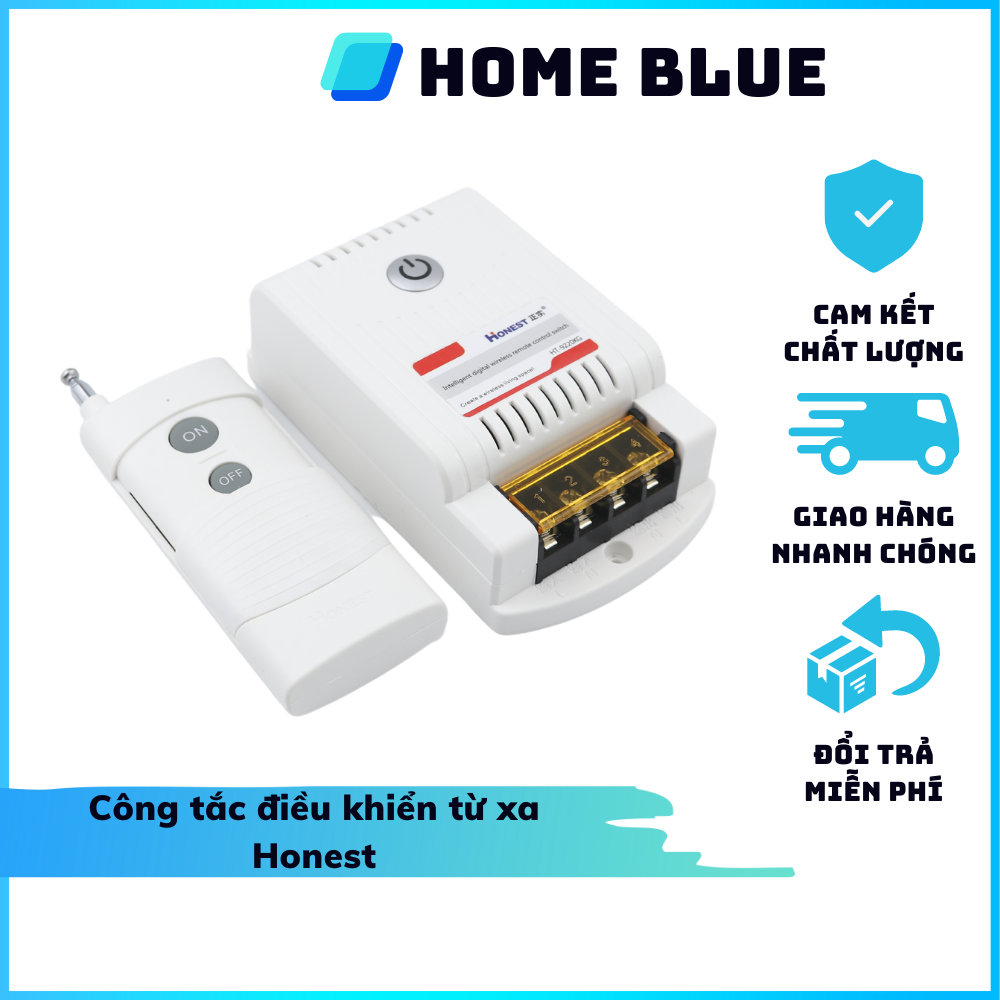 Bộ điều khiển công tắc từ xa rf315mhz honest ht-9220kg , công tắc điều khiển từ xa