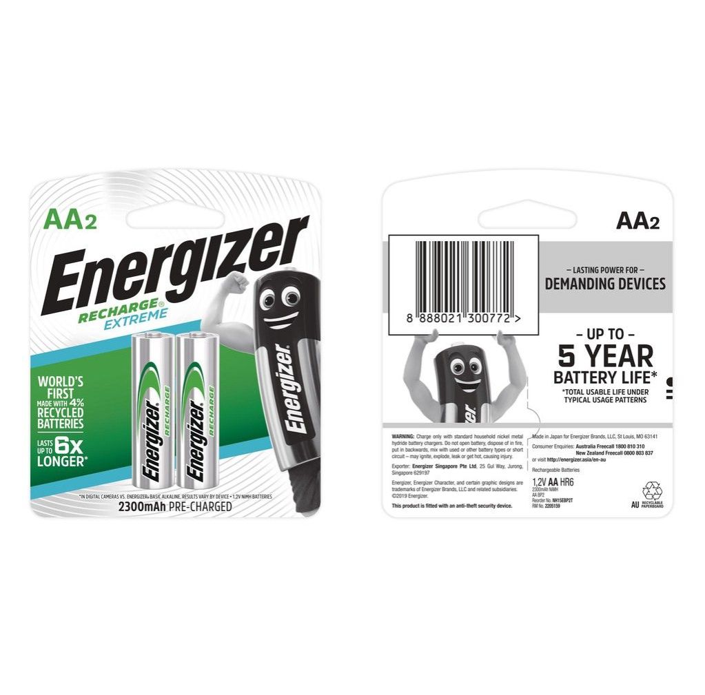 Pin sạc energizer aa 2300 mah nh15erp2 - 100536417