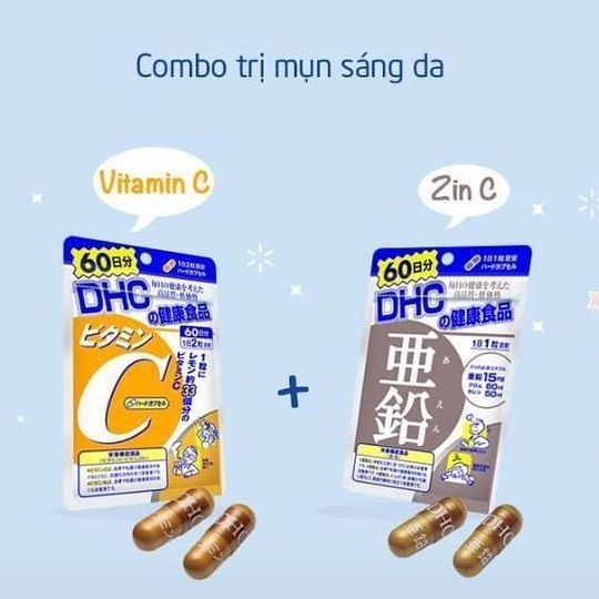 Viên Uống Kẽm + Vitamin C DHC