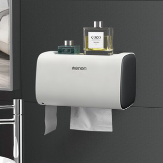 Hộp đựng khăn giấy Eonon hình chữ nhật, hộp đựng giấy vệ sinh đa năng