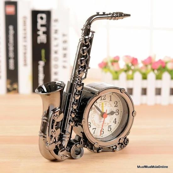 Đồng Hồ Hình Kèn Saxophone Độc Lạ