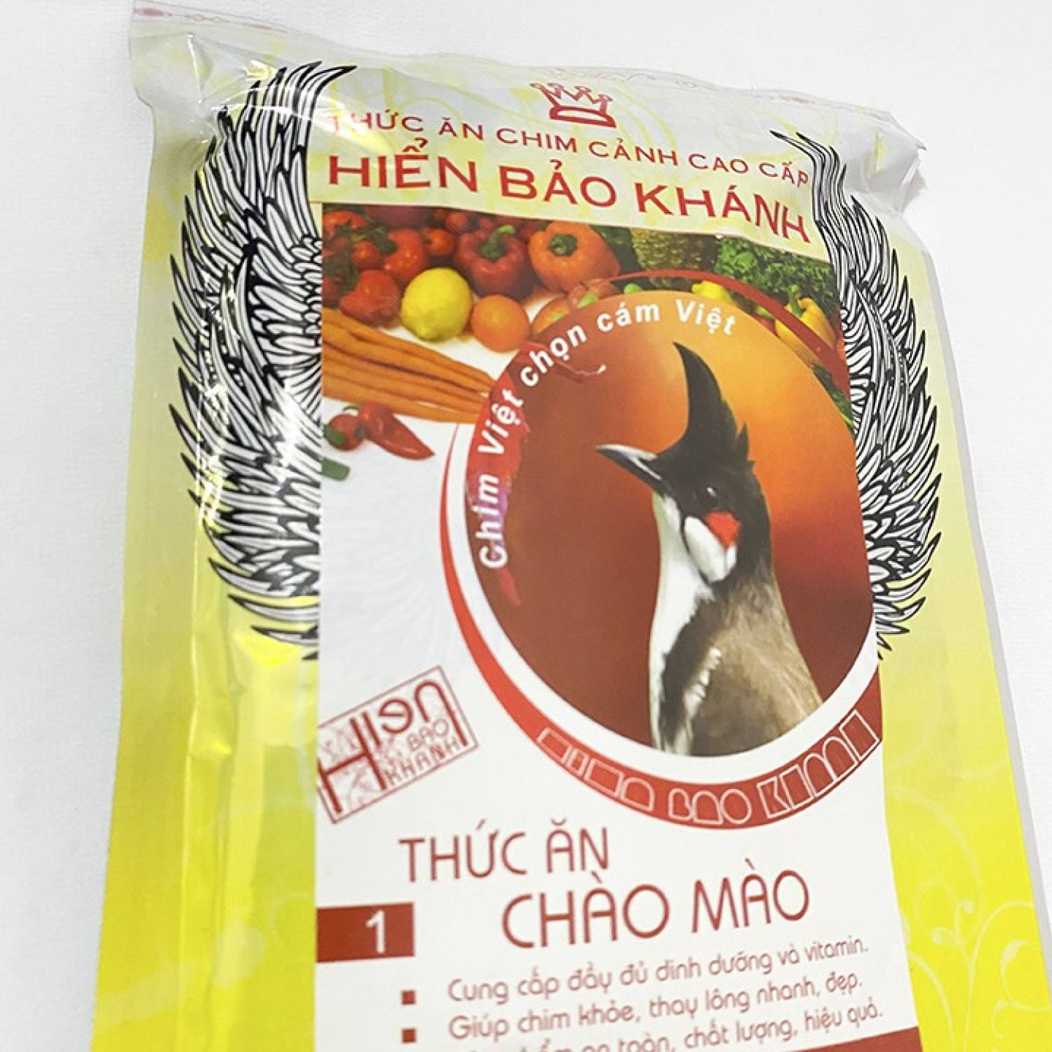 Cám chim chào mào Hiển Bảo Khánh số 1 cao cấp 200gram - Cám chào mào Hiển Bảo Khánh số 1 giá rẻ