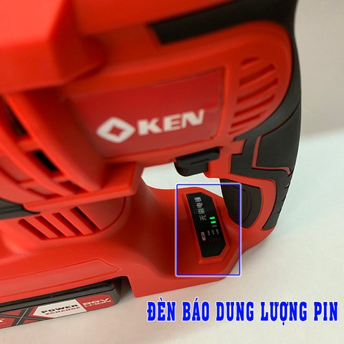 Máy khoan bê tông Ken chạy bằng pin chuẩn 10cell 3 chức năng khoan thường
