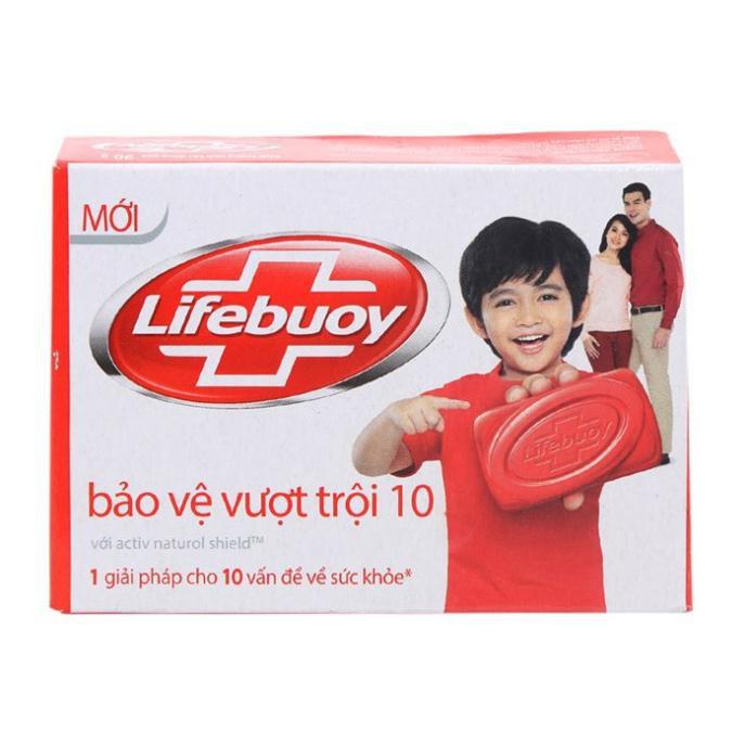 ✿✵◇ Xà bông cục Lifebuoy Bảo vệ vượt trội hộp 90g