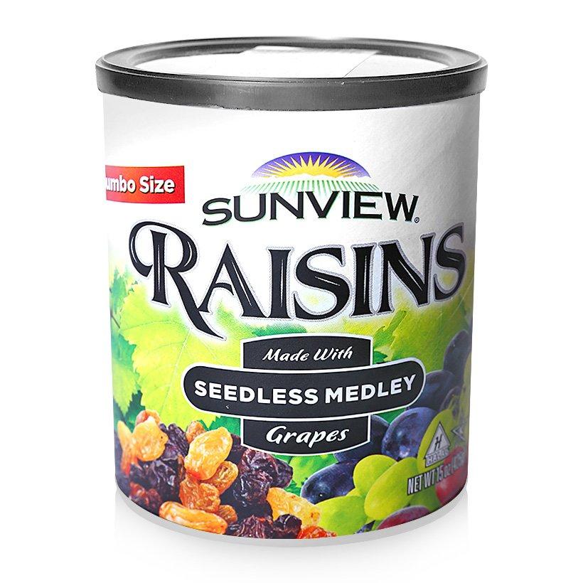 Nho Khô Mỹ SUNVIEW RAISINS Hũ 425g Loại Hỗn Hợp