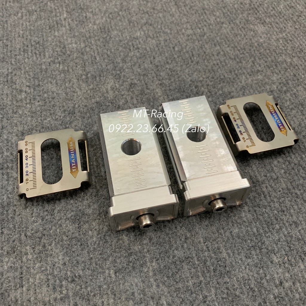 Pát Tăng Sên Âm Nhôm Cnc Cho Ex150 Kèm Nẹp Gắp Titan