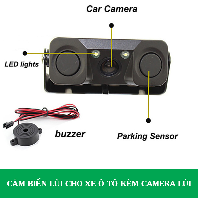 Camera lùi tích hợp cảm biến lùi