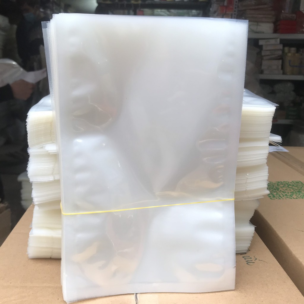 1Kg Túi hút chân không thực phẩm hai mặt trơn độ dày 10 zem - Túi Pa hút chân không thực phẩm, dược phẩm, phụ kiện dày 10zem
