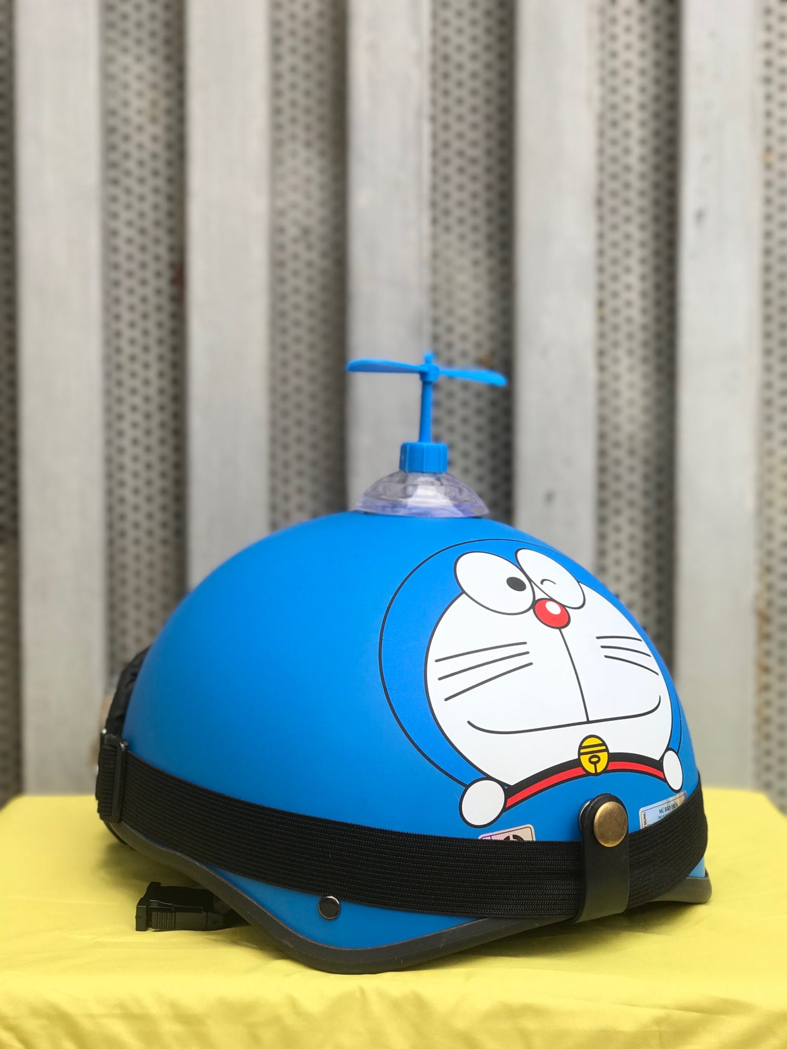 Mũ Bảo Hiểm Nửa Đầu Doremon Xanh Dương